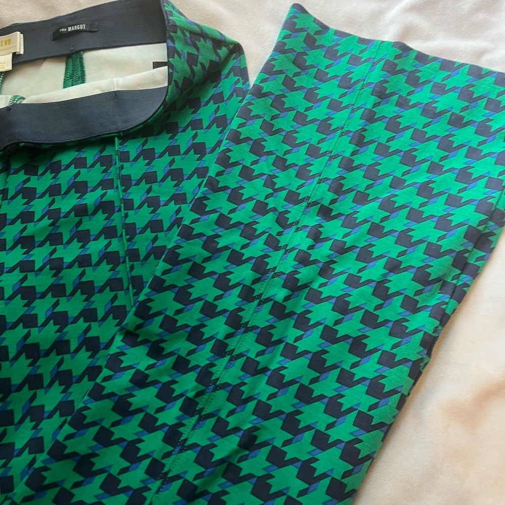Maeve geometric print pants